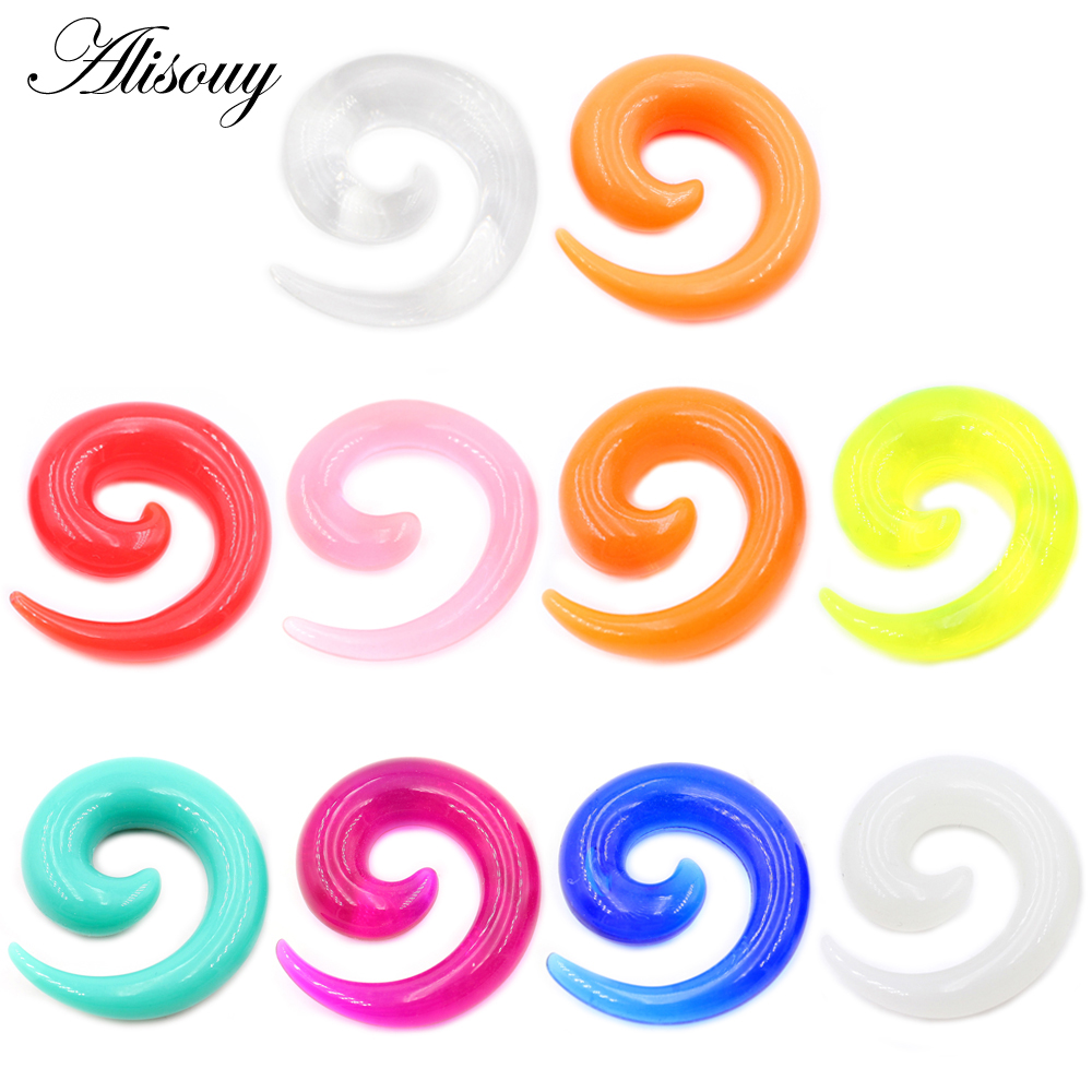 Body Jewelry Tunnels - Alisouy 2 Stück 1,6–20 mm transparente