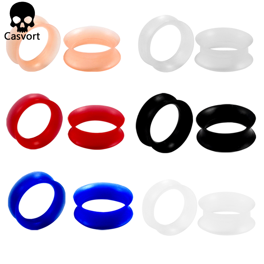 Body Jewelry Ear Plugs - Casvort 2 Stück einfacher Stil für