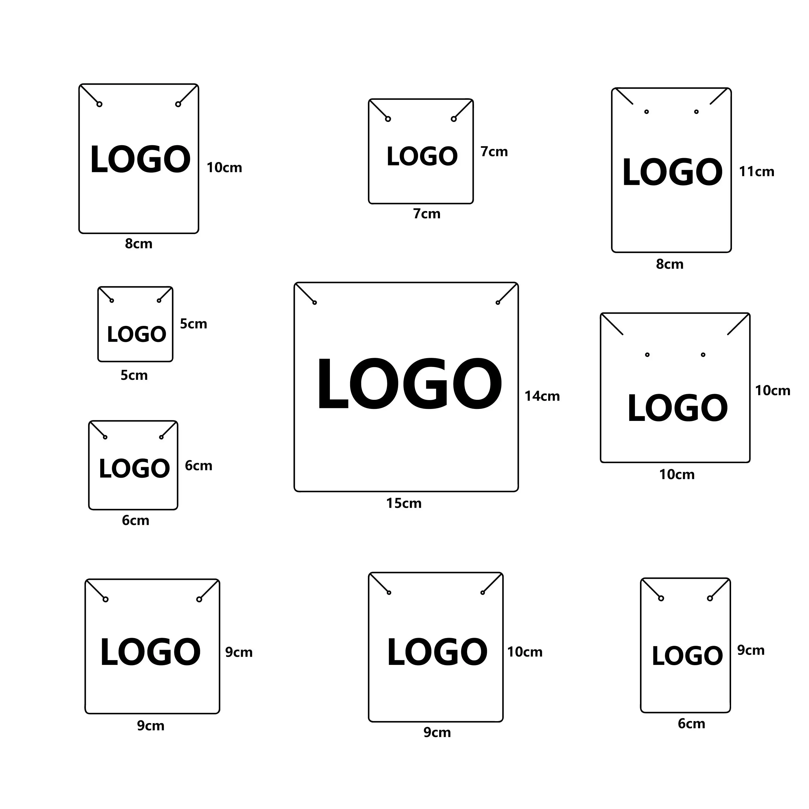 Body Jewelry Display - Drucken Sie Logo, personalisieren Sie Halskette,