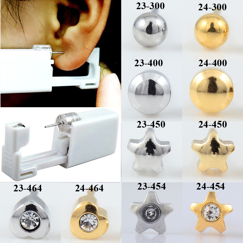 Body Jewelry Ear Plugs - 24 teile/schachtel Keine Schmerzen Ohr Piercing
