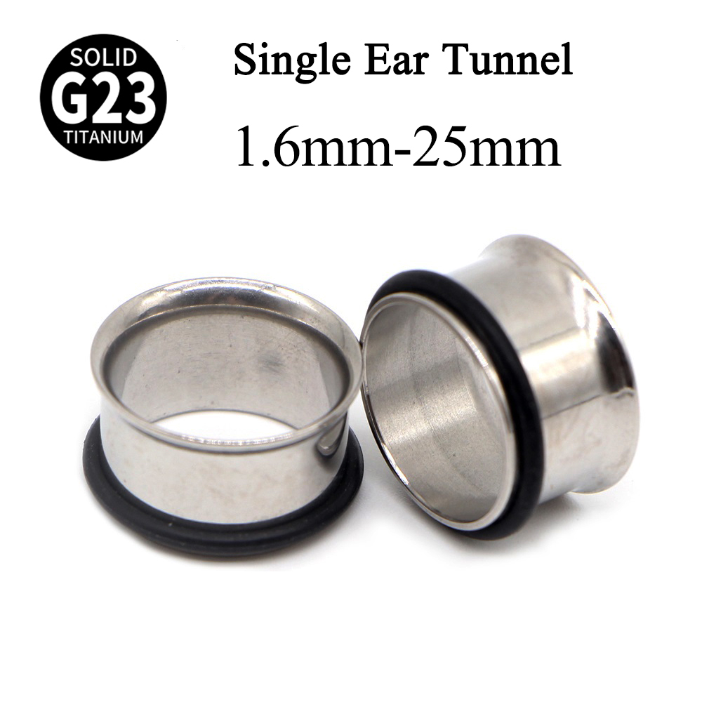 1 Paar G23 Titan Single Flare  – Body Jewelry Tunnels Bewertung und Preis