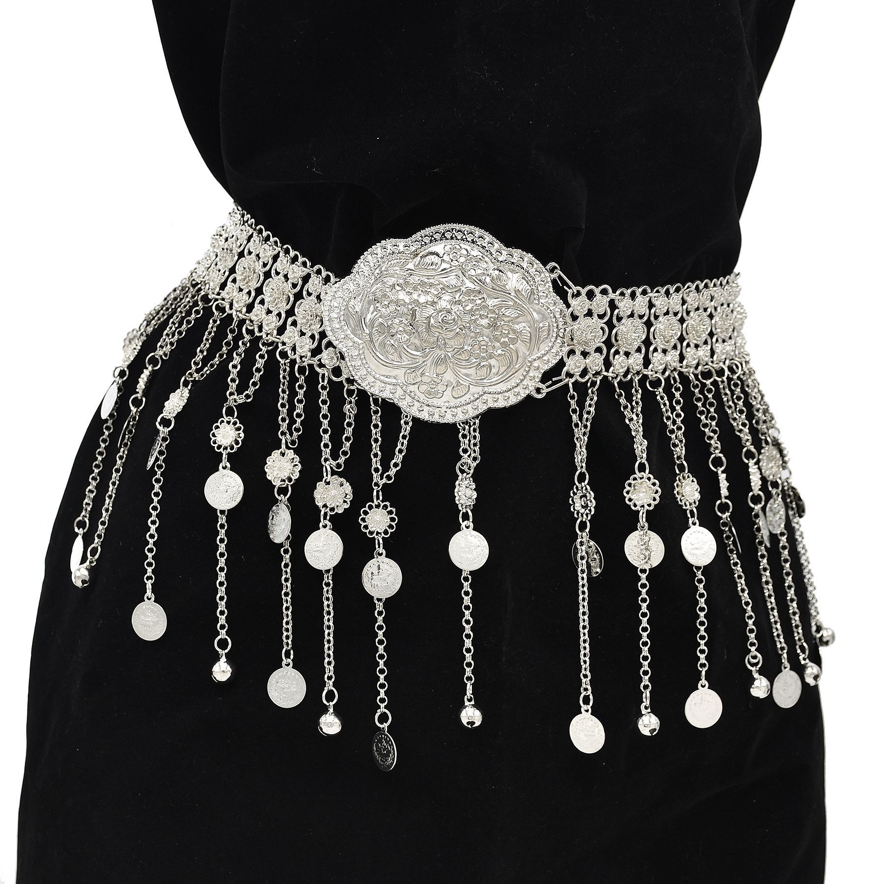 Versilberter marokkanischer Ka – Body Jewelry Indian Bewertung und Preis