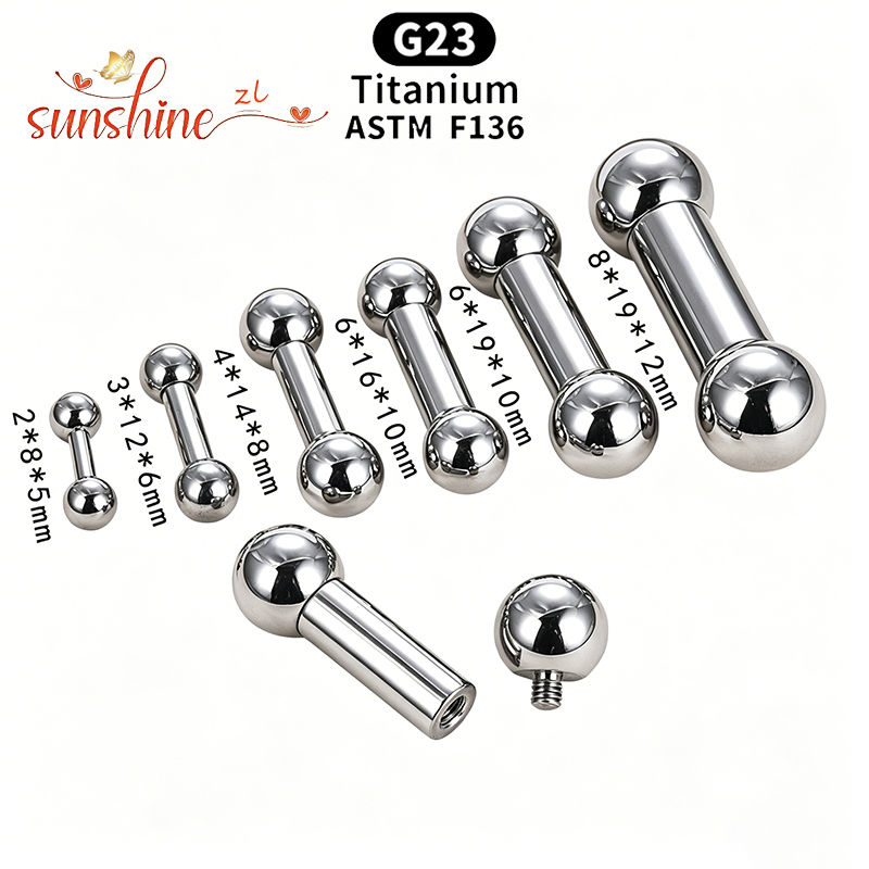 Implantatgeeignetes Titan ASTM – Body Jewelry Internally Threaded Bewertung und Preis