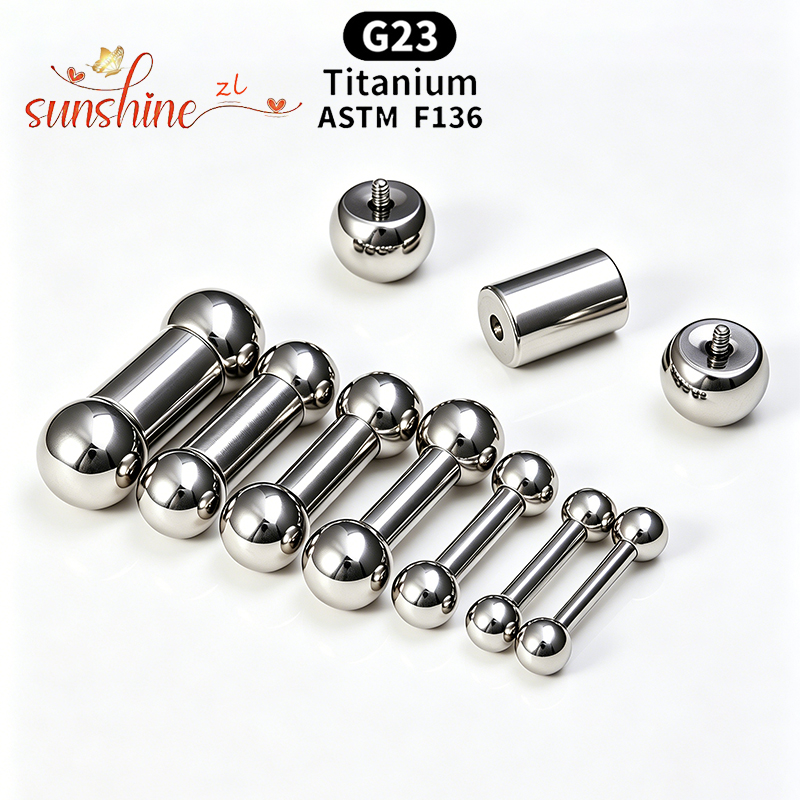 Implantatgeeignetes Titan ASTM – Body Jewelry Internally Threaded Bewertung und Preis