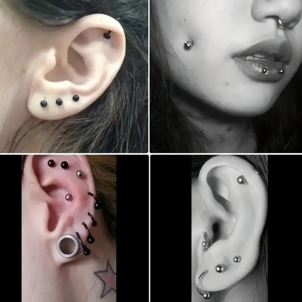 10 Stück G23 Titan Labret Lipp – Body Jewelry Internally Threaded Bewertung und Preis