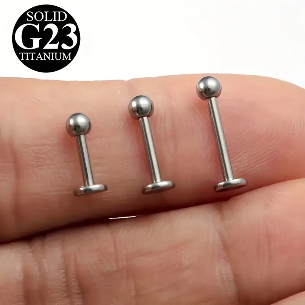 10 Stück G23 Titan Labret Lipp – Body Jewelry Internally Threaded Bewertung und Preis