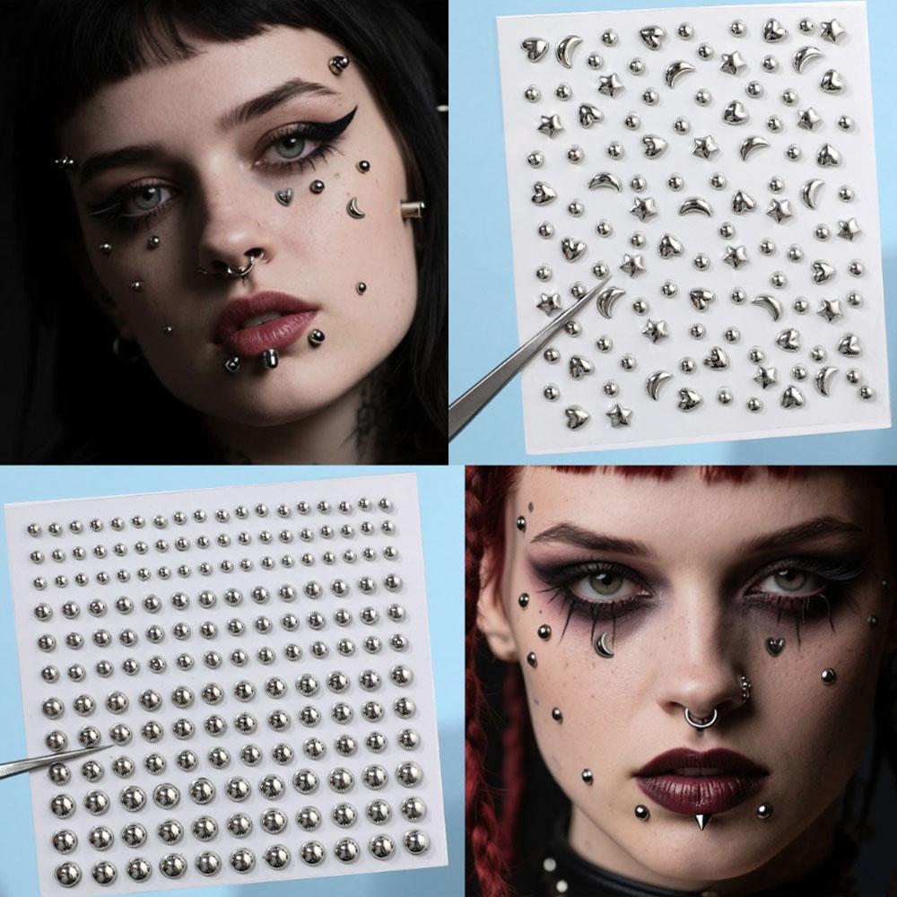 1 Blatt Acryl-Strass-Aufkleber – Body Jewelry Stickers Bewertung und Preis