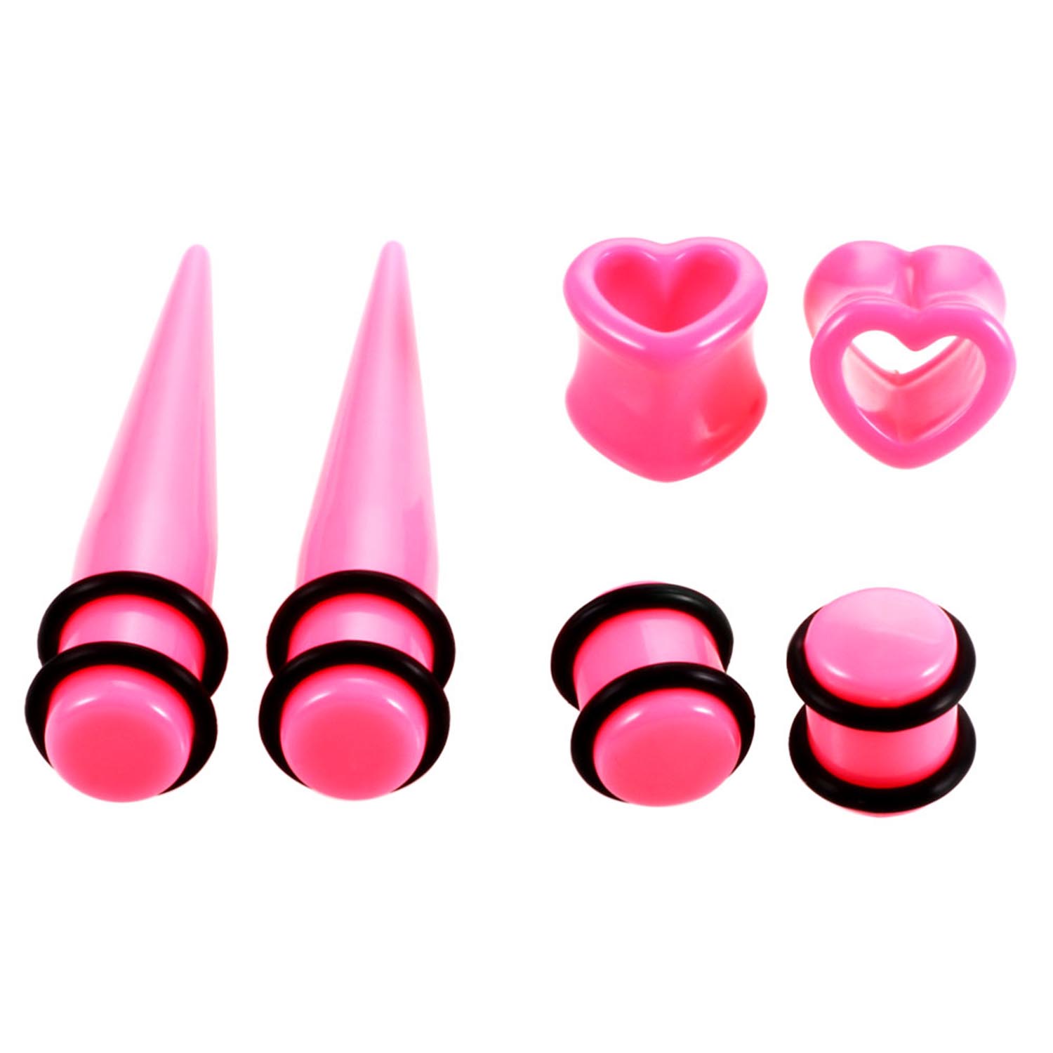 36 Stück-54 Stück 14G-00G Acry – Body Jewelry Ear Plugs Bewertung und Preis