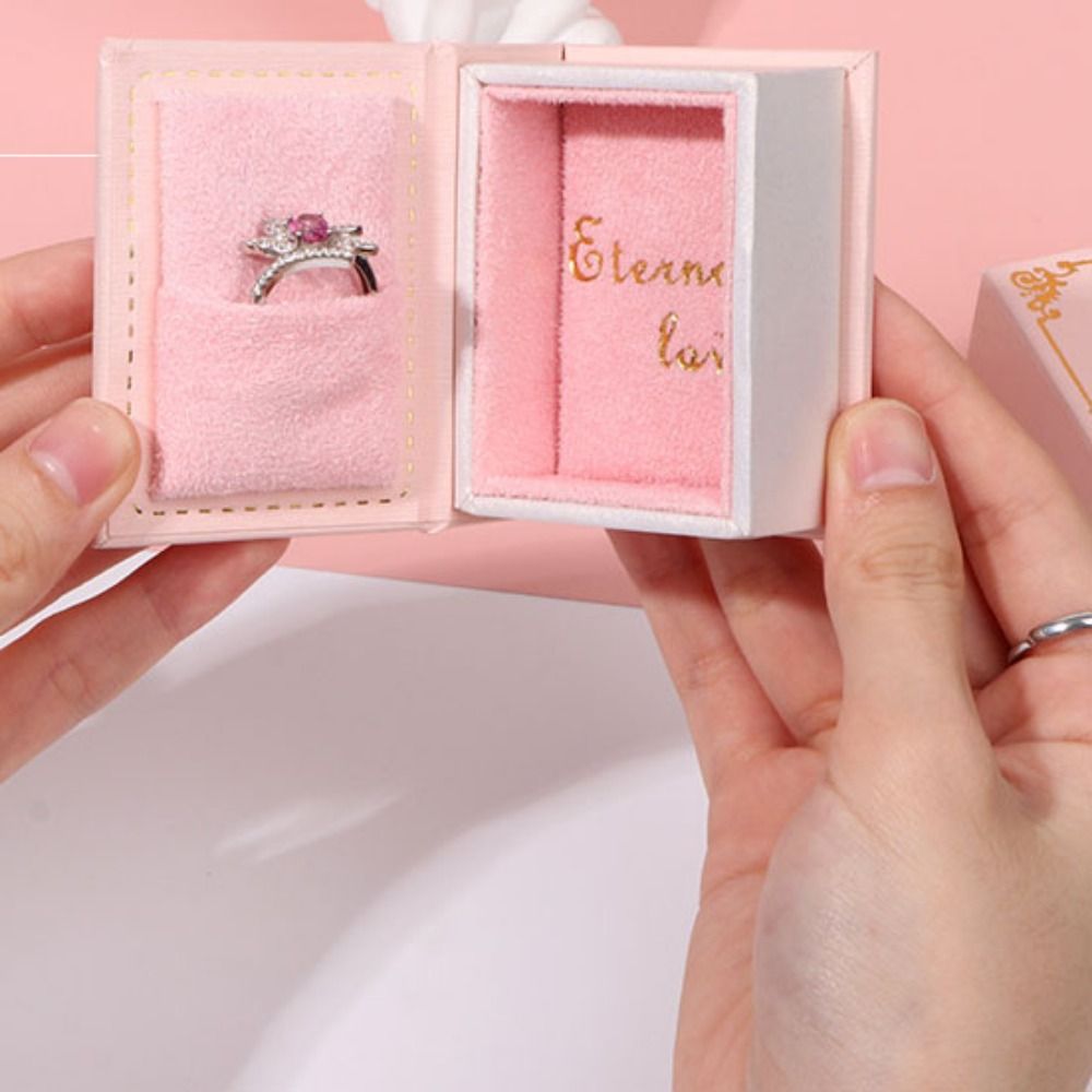 Flip Deckel Buch Form Ring Box – Body Jewelry Display Bewertung und Preis