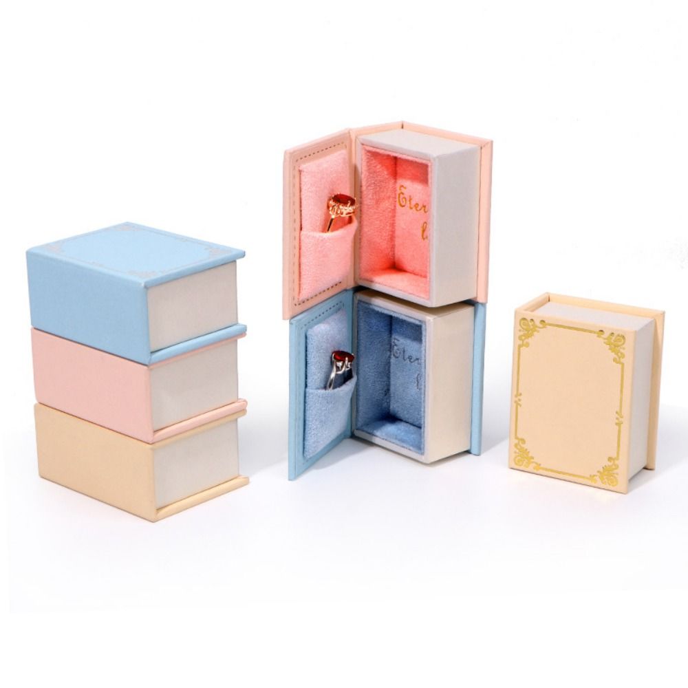 Flip Deckel Buch Form Ring Box – Body Jewelry Display Bewertung und Preis