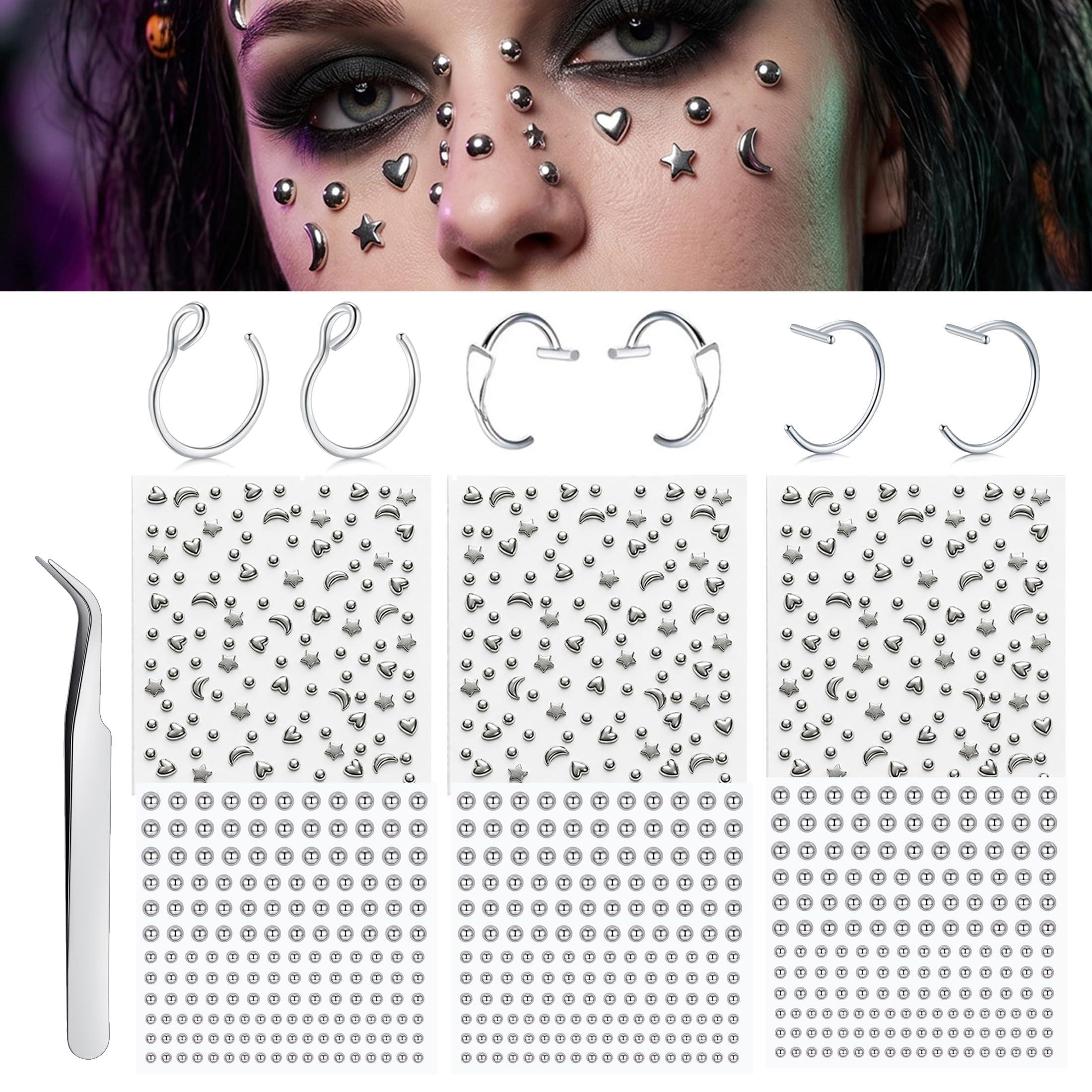 Künstliche Piercing-Kugeln zum – Body Jewelry Stickers Bewertung und Preis