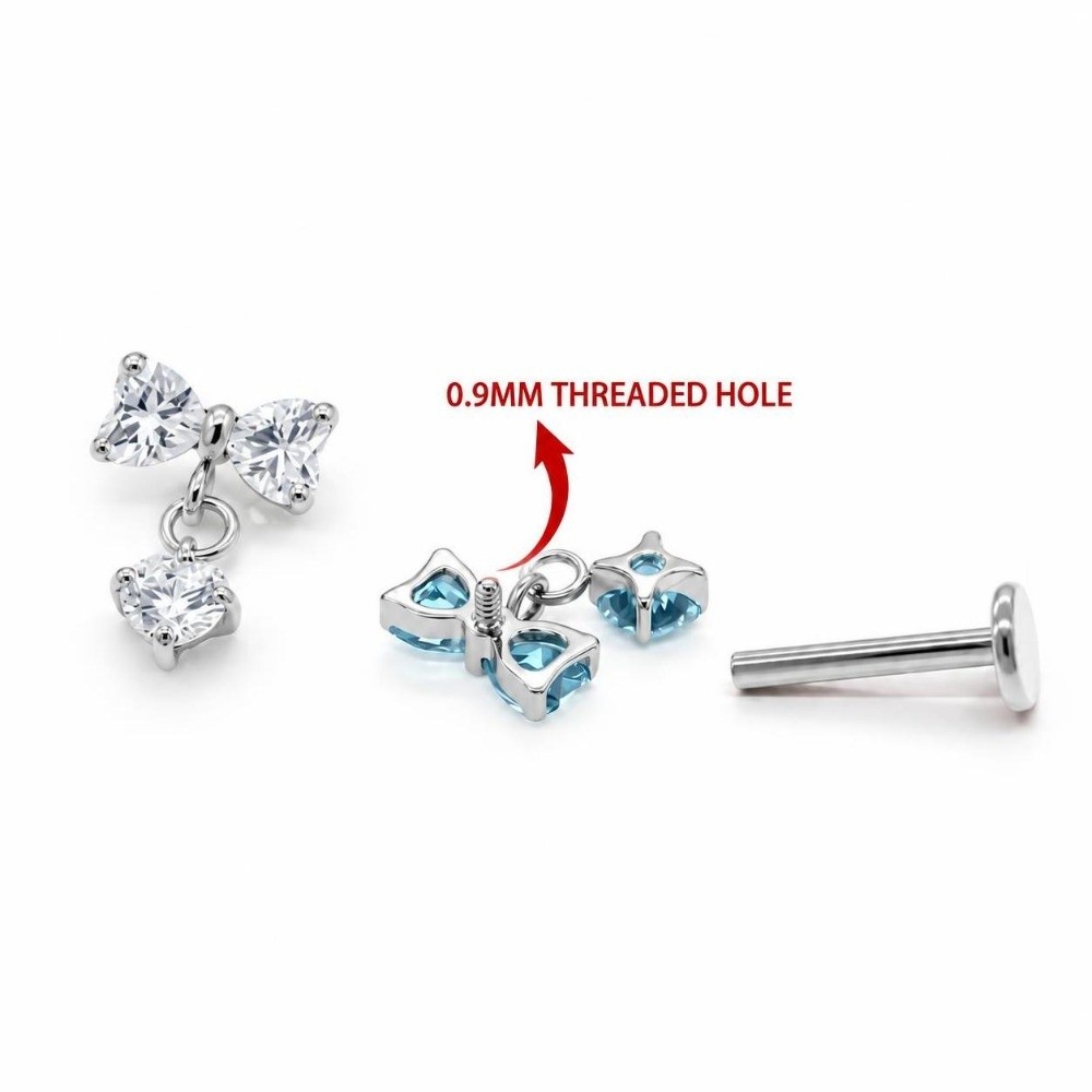 G23 Titan-Knochenmark-Ohrsteck – Body Jewelry Internally Threaded Bewertung und Preis