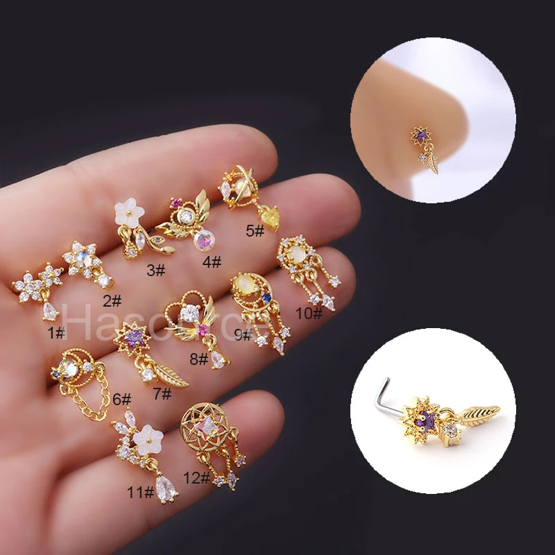 2022 neue 1 Stücke Mode 316L C – Body Jewelry Indian Bewertung und Preis