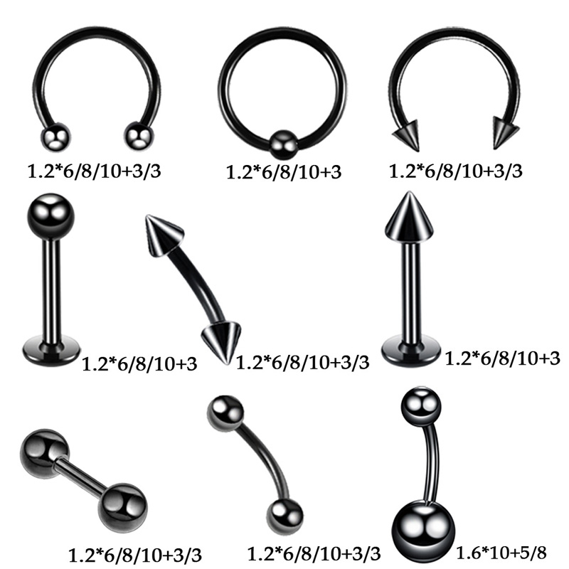 42 teile/satz Körper Piercing  – Body Jewelry Tunnels Bewertung und Preis