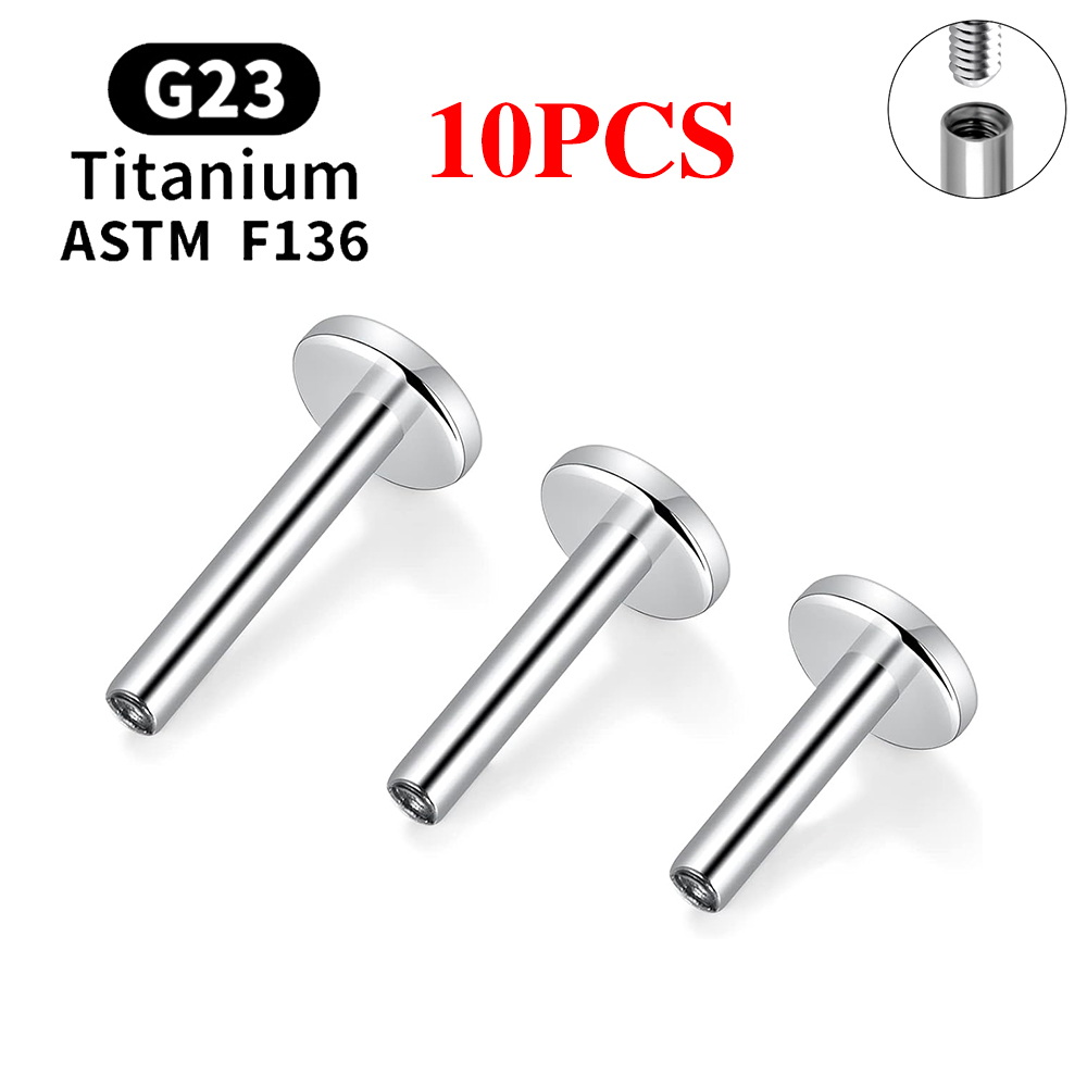 10PCS G23 Titan Piercing Innen – Body Jewelry Internally Threaded Bewertung und Preis
