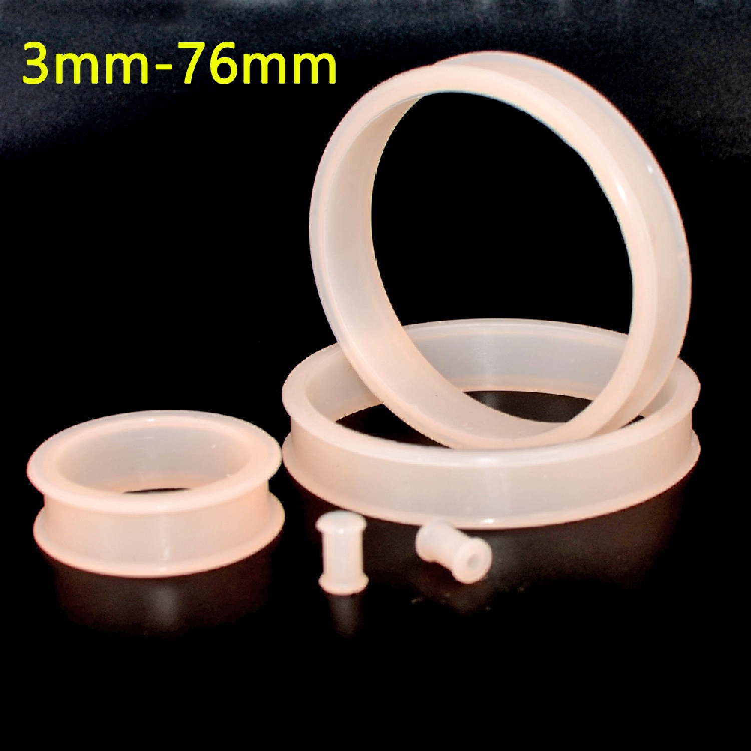 2pcs Supersize Flexible Siliko – Body Jewelry Ear Plugs Bewertung und Preis