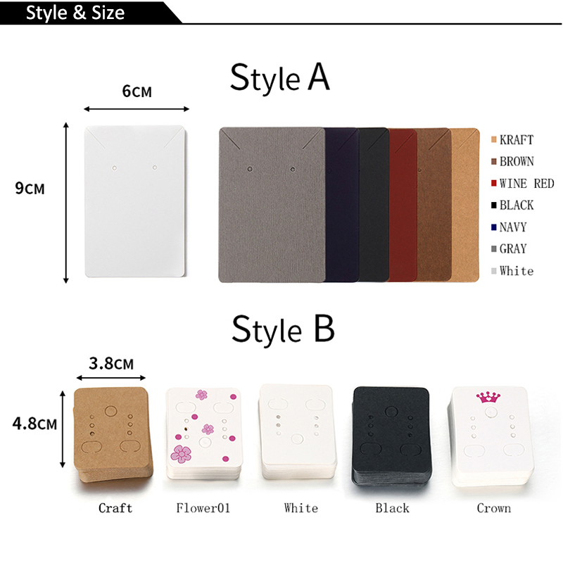 50 teile/los Papier Display Ka – Body Jewelry Display Bewertung und Preis