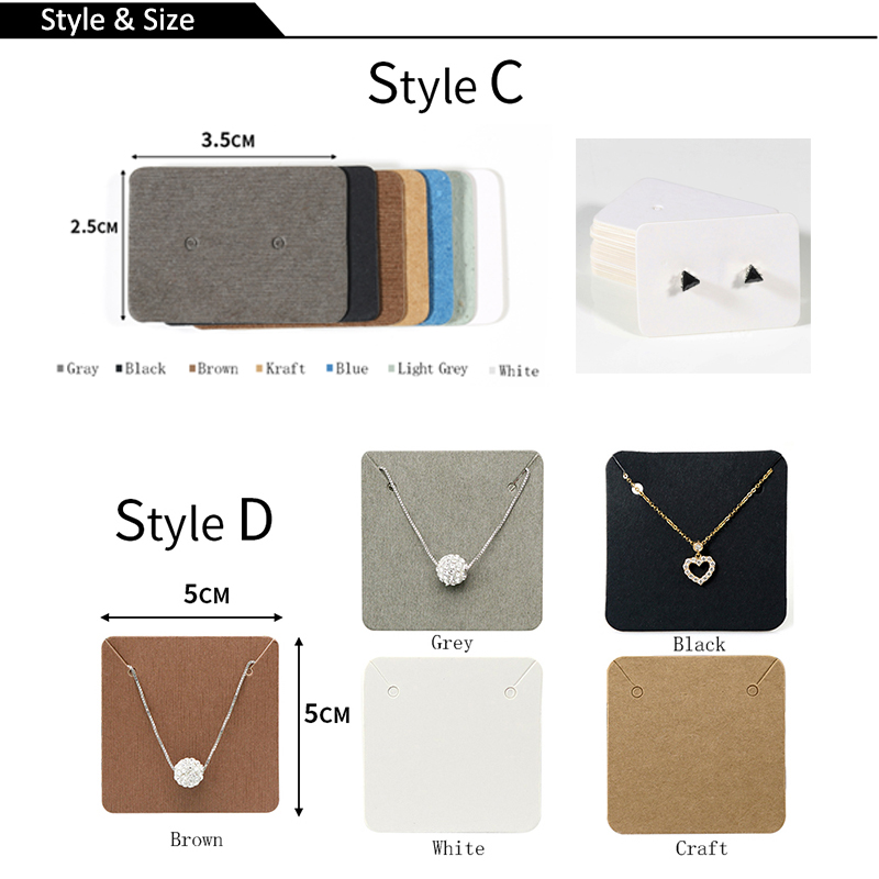 50 teile/los Papier Display Ka – Body Jewelry Display Bewertung und Preis
