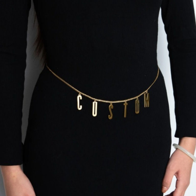 Personalisierte individuelle N – Body Jewelry Names Bewertung und Preis