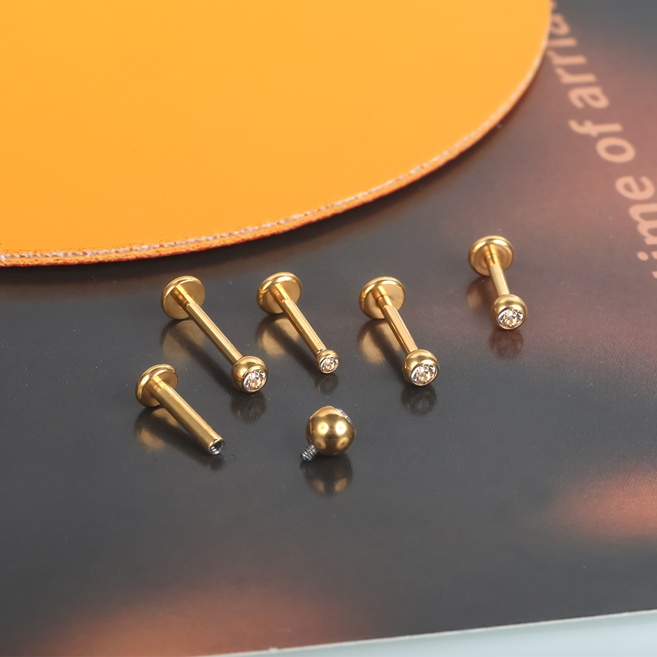 G23 Titan Labret Piercing Lipp – Body Jewelry Internally Threaded Bewertung und Preis