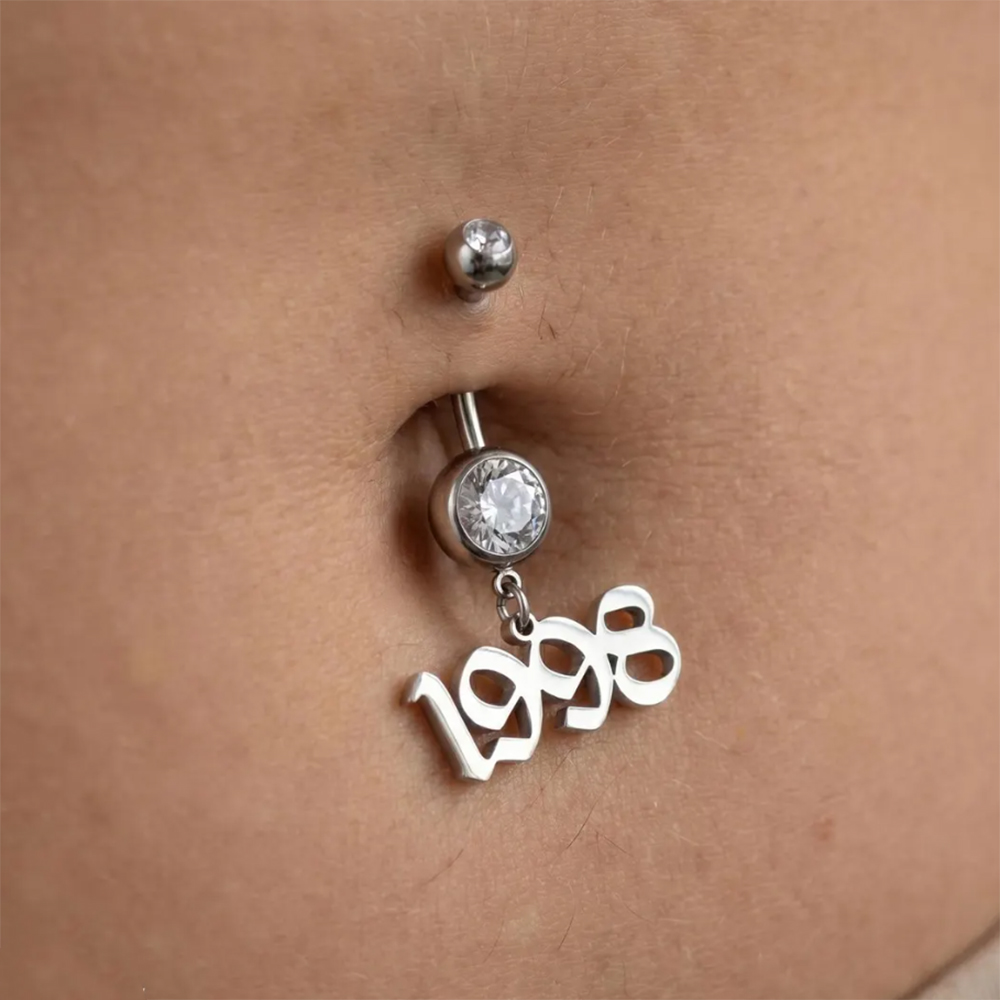 Personalisierter Zirkon-Nabelp – Body Jewelry Names Bewertung und Preis