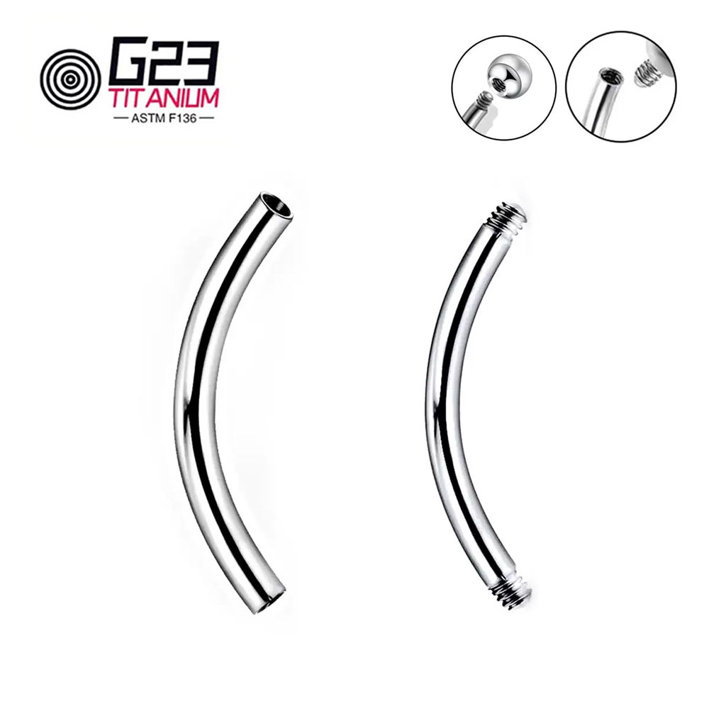 Großhandel 5/10/50 stücke G23  – Body Jewelry Internally Threaded Bewertung und Preis