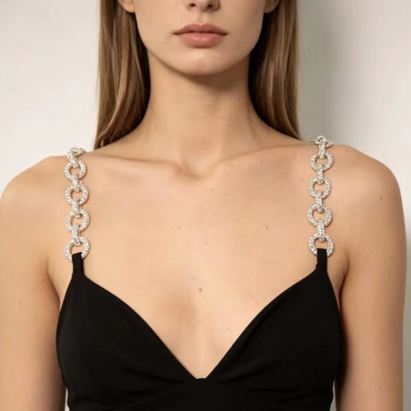 Strass-BH-Träger für Damen, Fu – Body Jewelry Diamond Bewertung und Preis