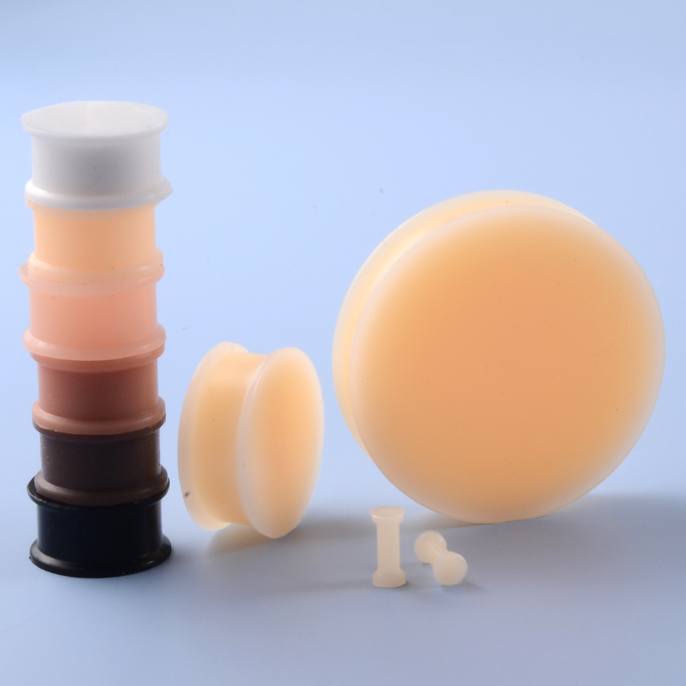 1 Paar Silikon Flexible Dicke  – Body Jewelry Ear Plugs Bewertung und Preis