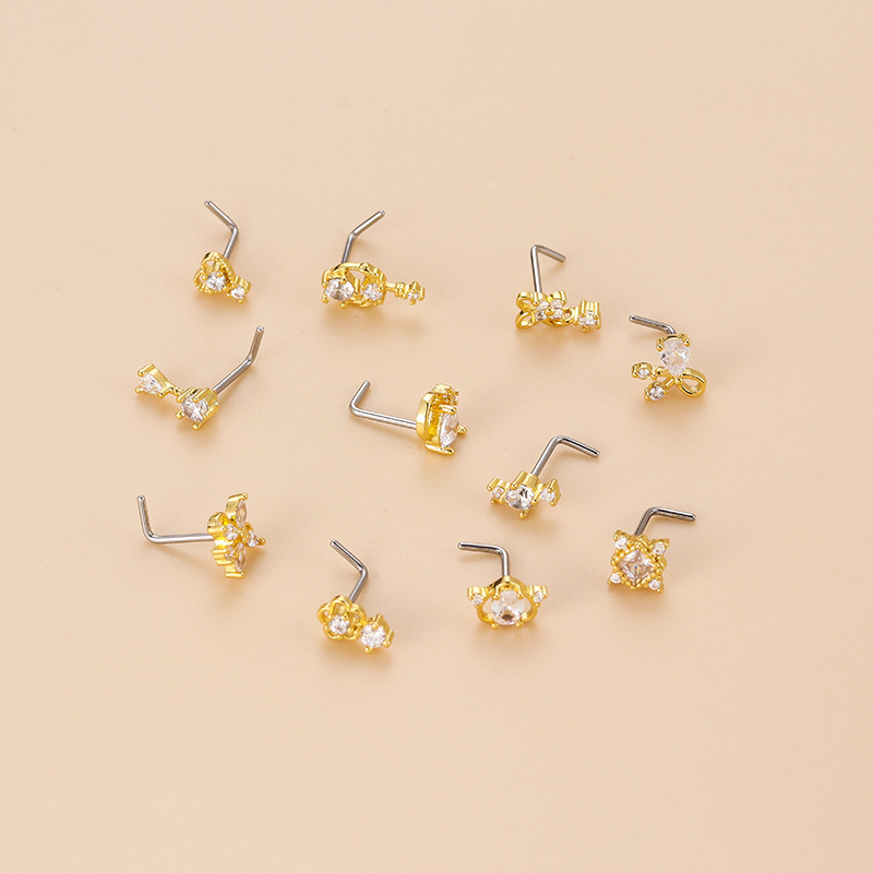 1PC 20G 316L Chirurgenstahl CZ – Body Jewelry Indian Bewertung und Preis