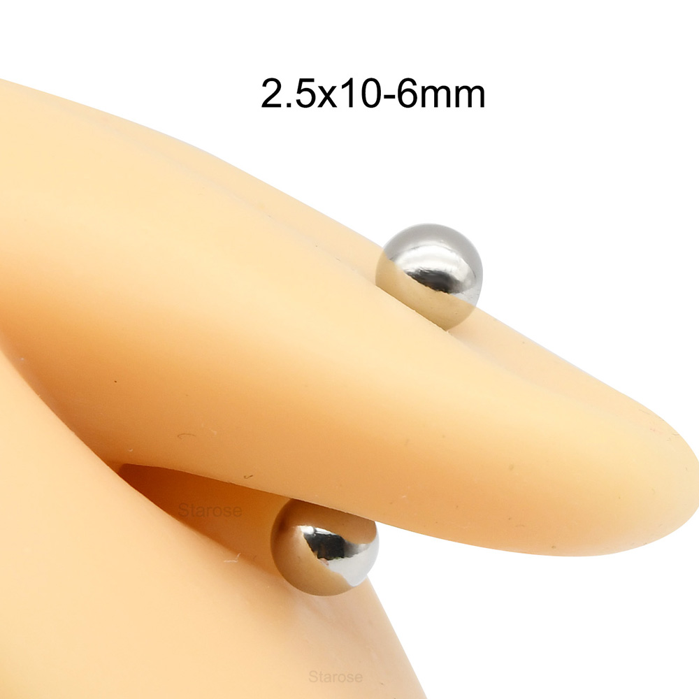 1Pc 12G-00G Edelstahl Gerade B – Body Jewelry Internally Threaded Bewertung und Preis