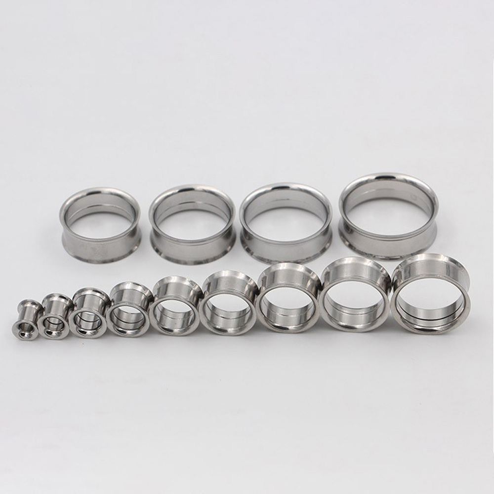 1 Paar/12 Paar Set Edelstahl-O – Body Jewelry Ear Plugs Bewertung und Preis