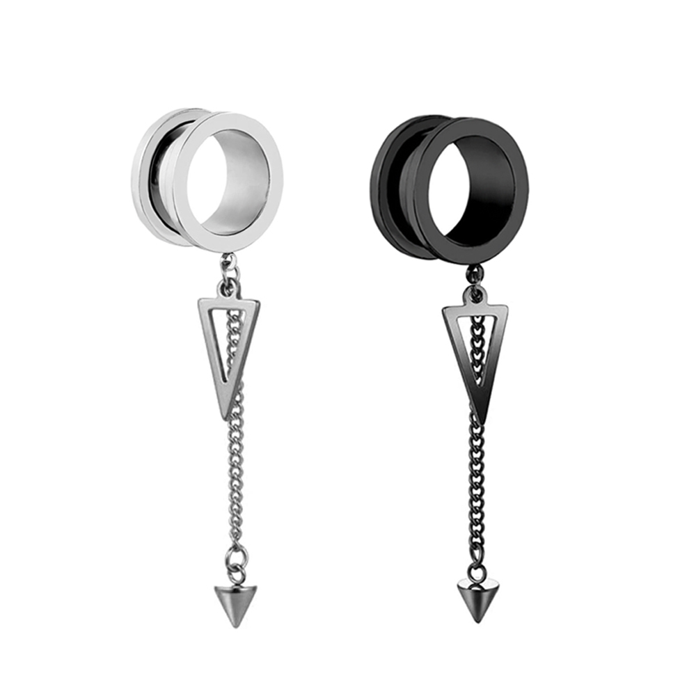 1 Paar Edelstahl-Ohrstöpsel un – Body Jewelry Ear Plugs Bewertung und Preis