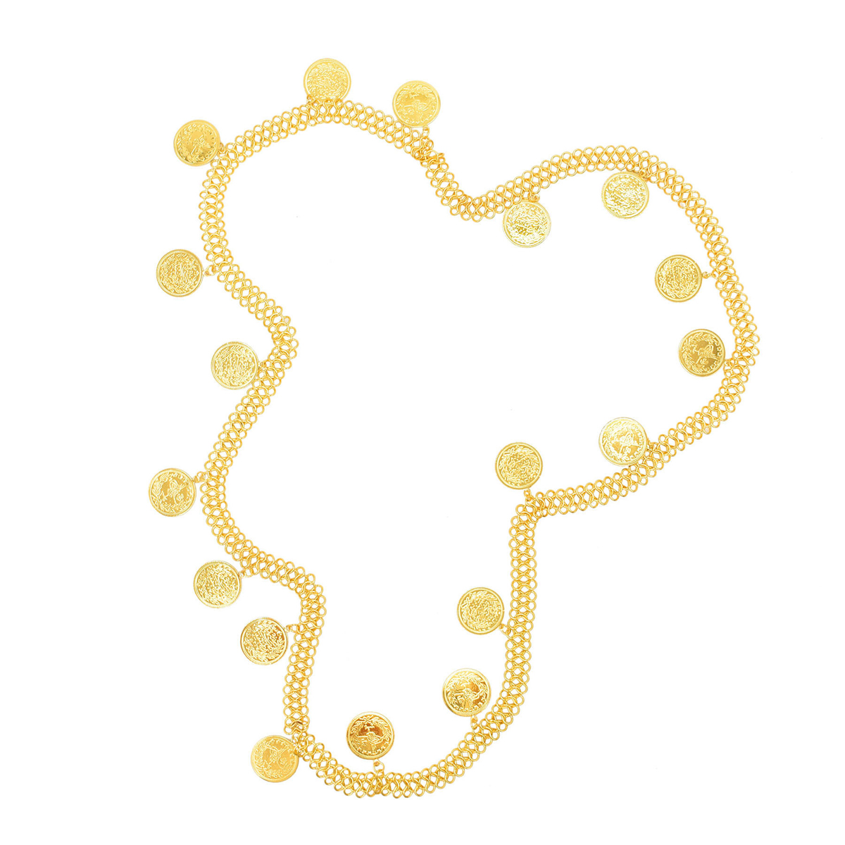 Vergoldete einfache große Münz – Body Jewelry Indian Bewertung und Preis