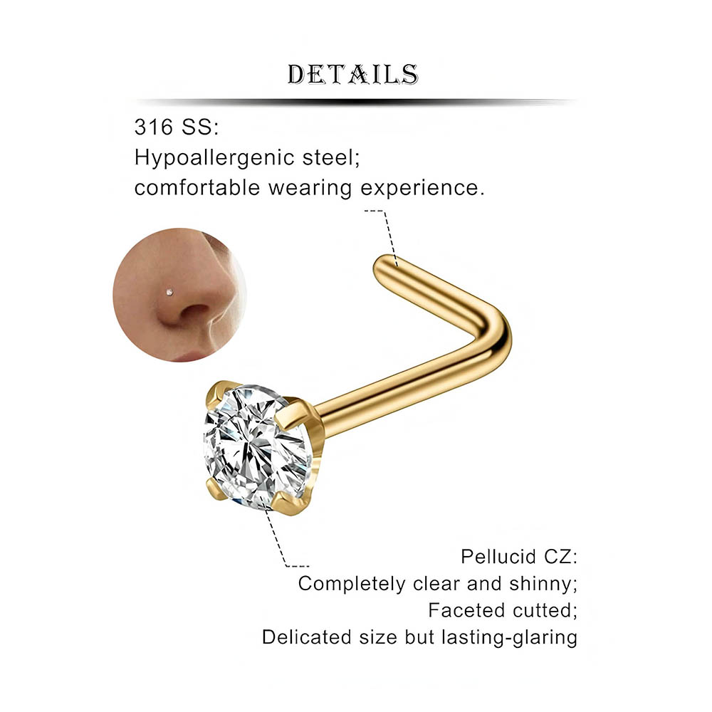 12-teiliges komplettes Set 316 – Body Jewelry Diamond Bewertung und Preis