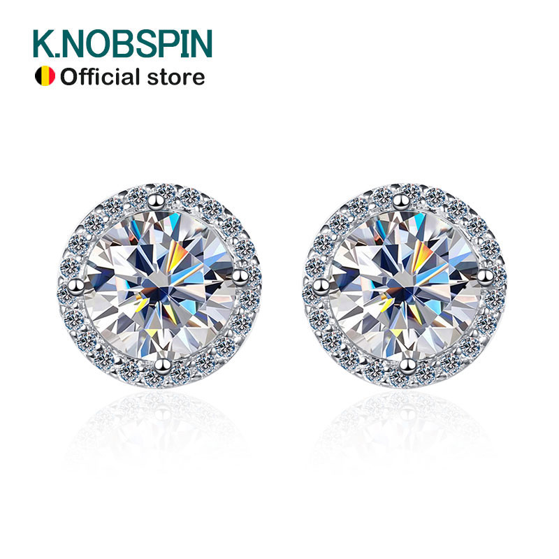KNOBSPIN 1ct D Farbe Moissanit – Body Jewelry Diamond Bewertung und Preis